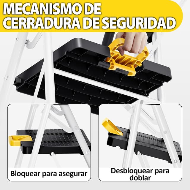 Thumbnail 2 de KINGRACK Escalera plegable 5 peldaños 150 kg