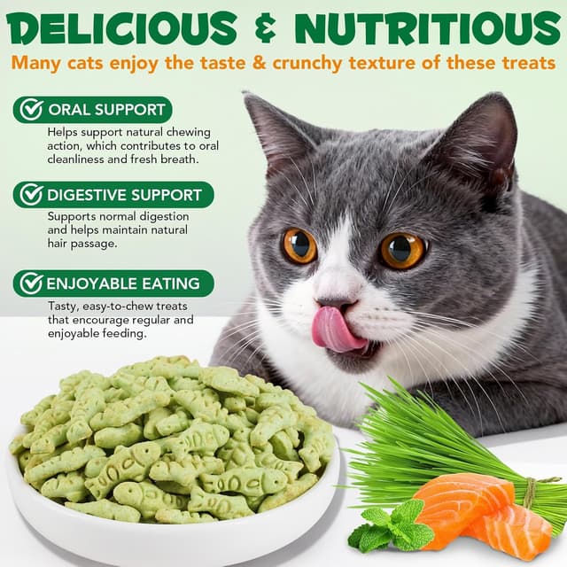 Thumbnail 1 de Golosinas de Hierba para Gatos 180g