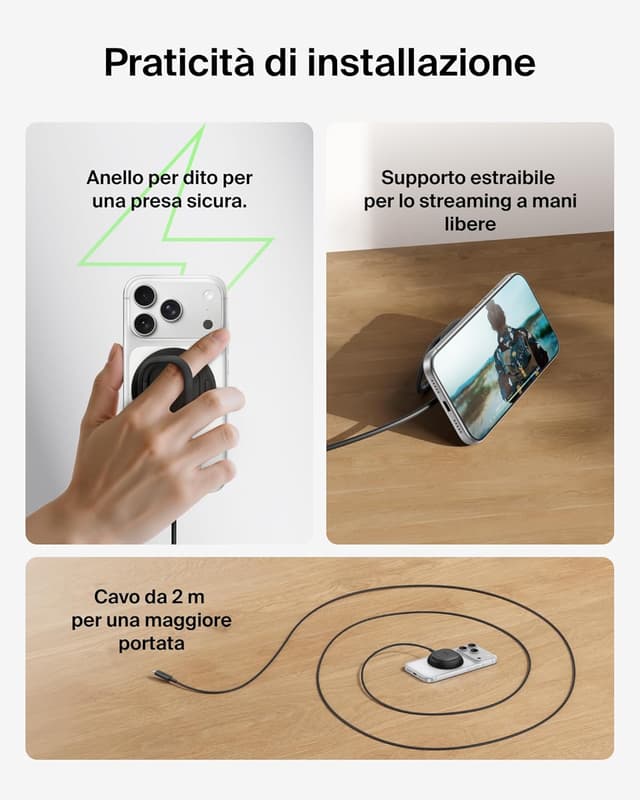 Thumbnail 4 de Belkin UltraCharge Caricatore Magnetico Qi2 25 W