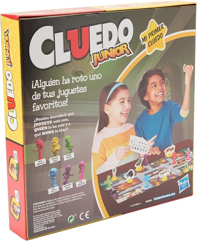 Thumbnail 1 de Hasbro Gaming - Cluedo Junior (C1293546) 🎲 Diversión en español