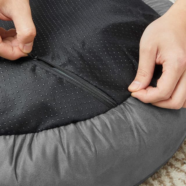 Thumbnail 6 de Feandrea cuccia per cani a forma di ciambella, 70 cm, grigio scuro (PGW070G02)