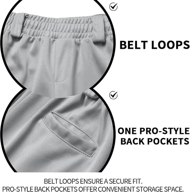 Thumbnail 2 de QBK Toddler Baseball Pants 2T–5T ⚾