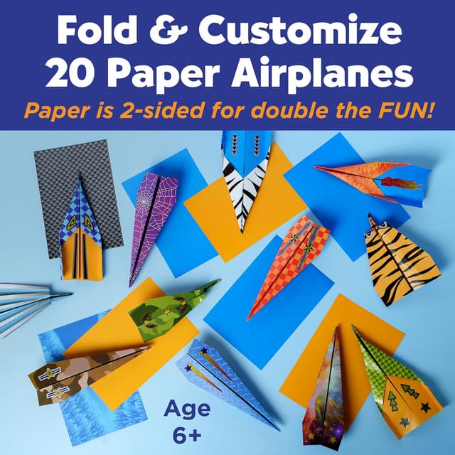 Thumbnail 2 de Creativity for Kids Paper Airplane Squadron Kit