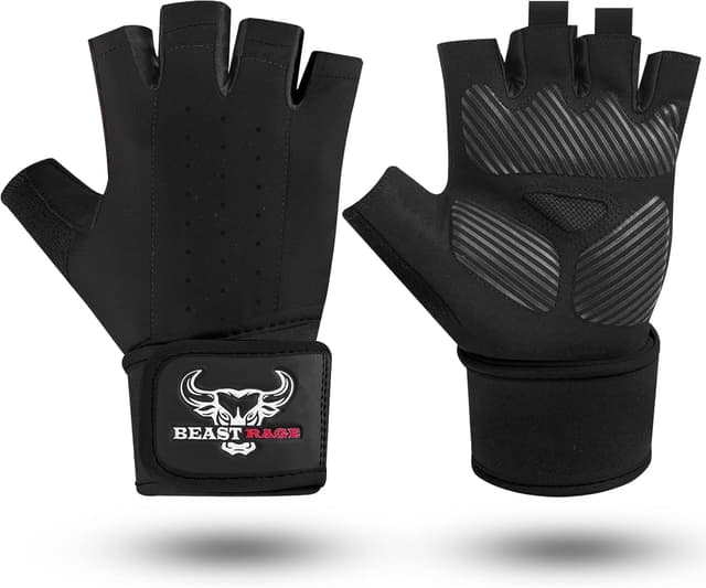 Imagen de Beast Rage Gants d'haltérophilie poignet rembourré en OfertitasTOP