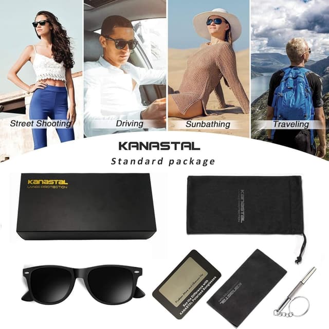 Thumbnail 5 de KANASTAL Lunettes Polarisées Rectangulaires