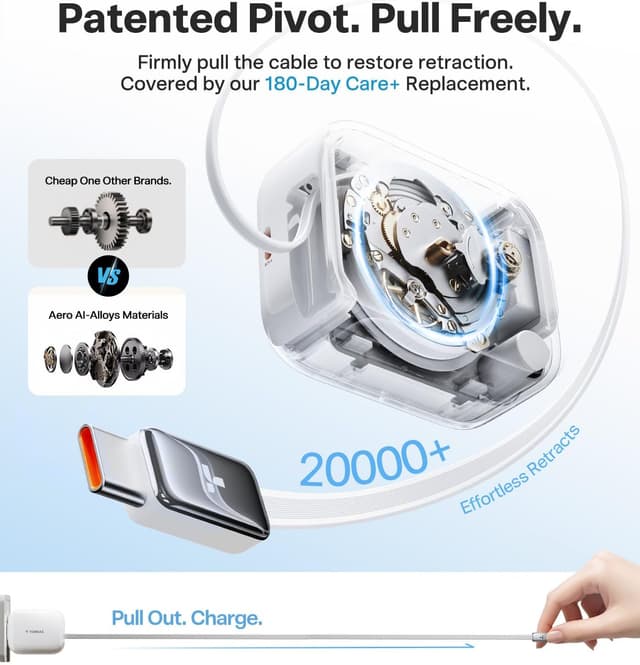 Detalle 2 de TORRAS FlexLine 67W Retractable Charger