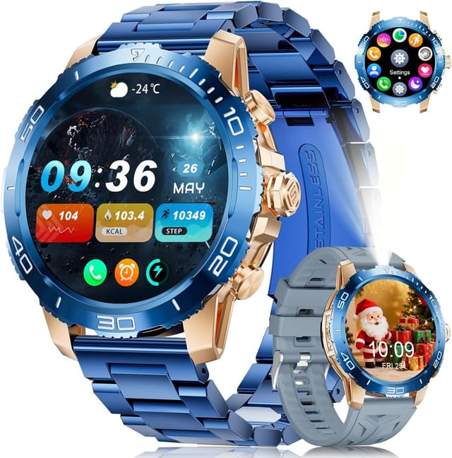 Detalle de LIGE Montre Connectée Homme 1,43" AMOLED