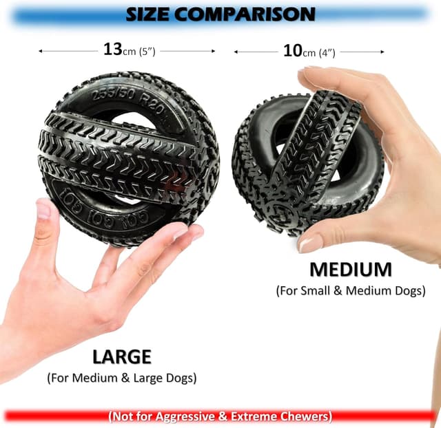 Thumbnail 3 de Petopedia Twin Tyre Rubber Dog Toy