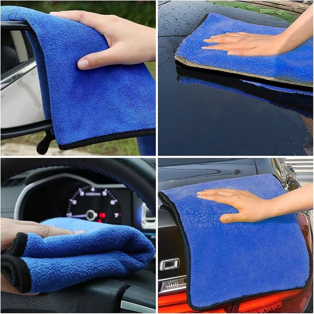 Thumbnail 6 de URAQT Panni Auto 12 pezzi 40x30 cm 500 GSM