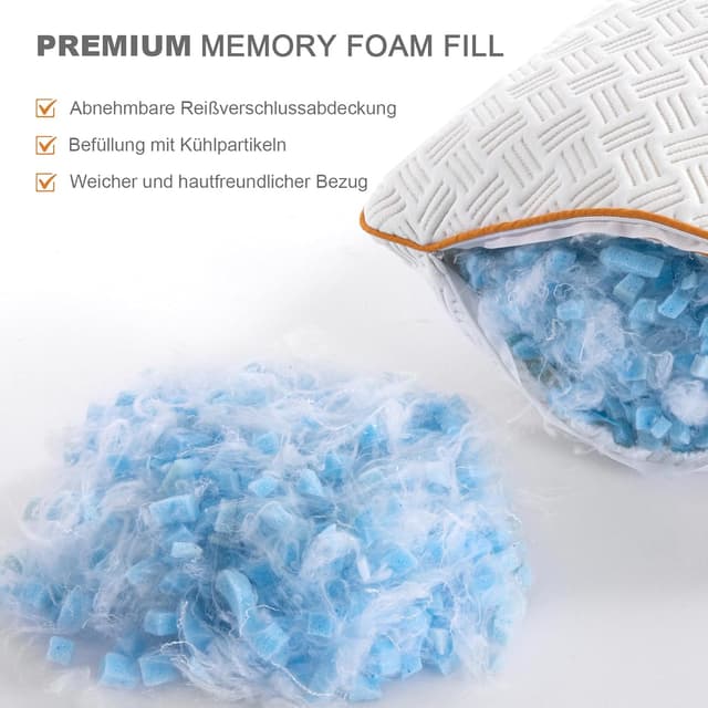 Thumbnail 2 de Twirest Kopfkissen 40x80cm Memory Foam