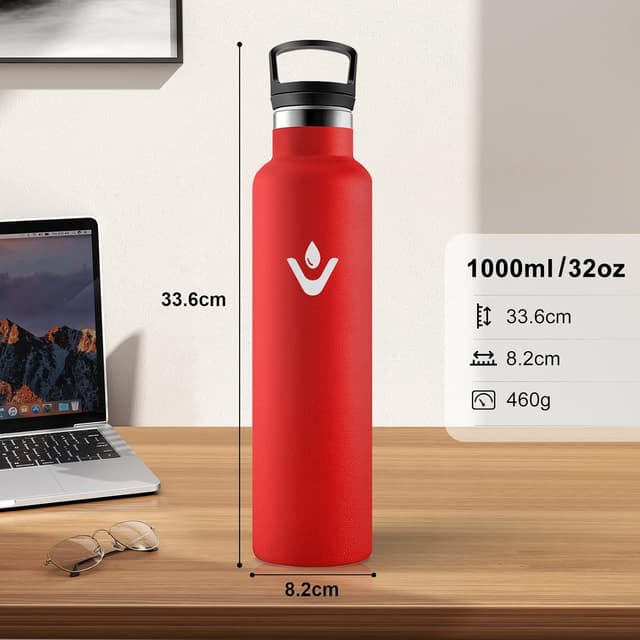 Detalle de Borraccia termica 1L in acciaio inox