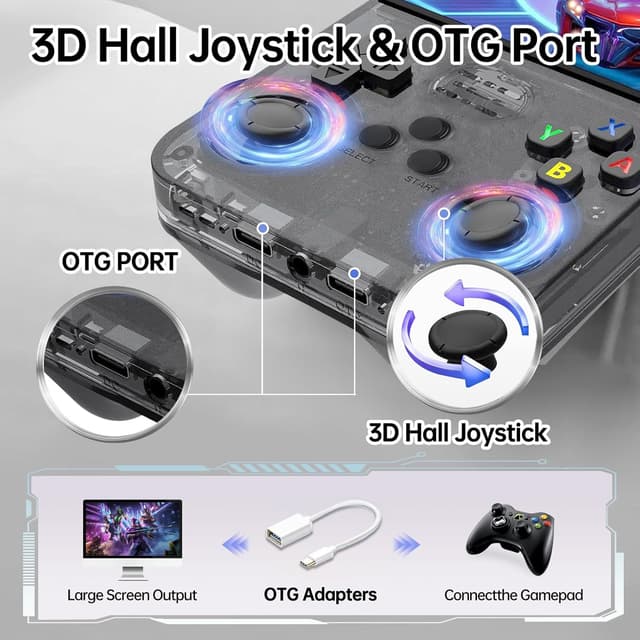 Thumbnail 4 de Febotak R36S 128GB retro handheld console