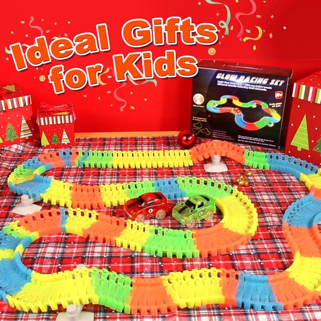 Thumbnail 3 de Autorennbahn Glow Tracks 240 Stück 3 Jahre