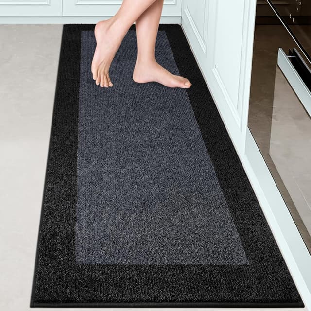 Thumbnail 6 de DOMUSTEX Washable Runner Rug 32" x 144" — Antislip Kitchen Hallway Floor Mat, Rolled Package