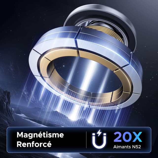 Thumbnail 1 de UGREEN Support Magnétique MagSafe pour iPhone 17 Pro Max (Gris)