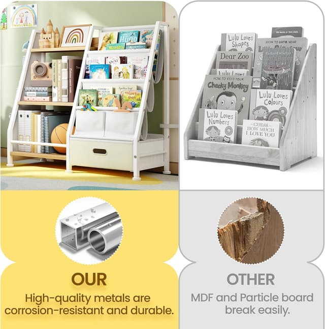 Detalle de GoTiling libreria Montessori per bambini