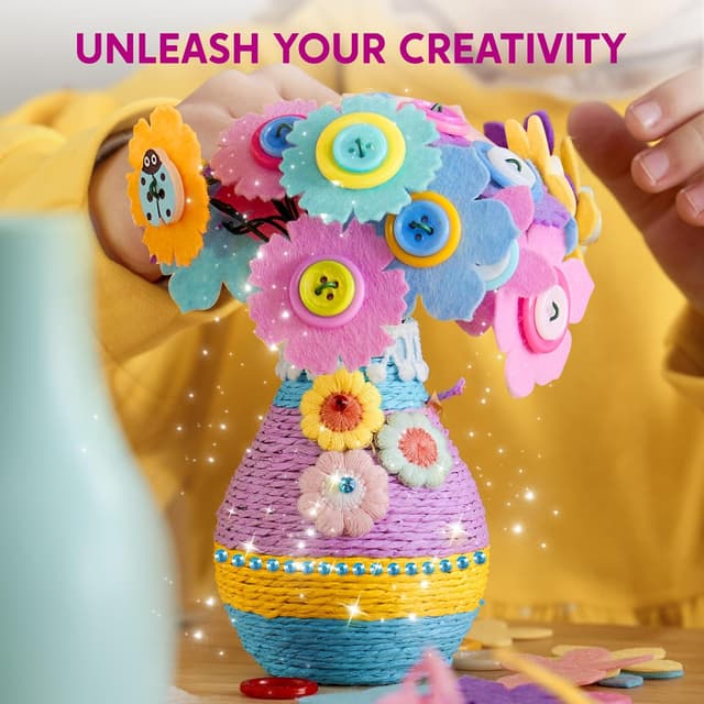 Detalle 2 de Klever Kits Blumen Bastelset ab 3 Jahren