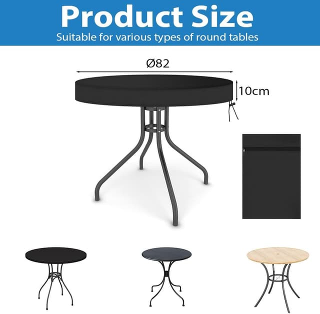 Detalle 2 de OFFCUP Copertura Tavolo Rotondo Ø 106 x 10 cm