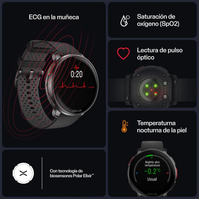 Detalle de Polar Vantage V3 smartwatch 1,39"