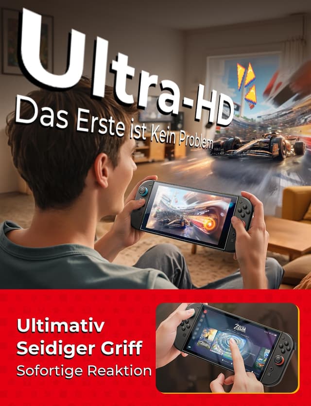 Detalle 2 de MAGIC JOHN Displayschutz 9H für Nintendo Switch 2