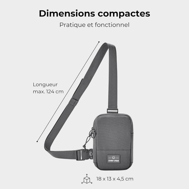 Detalle de Johnny Urban Arthur sac à bandoulière 0,8 L