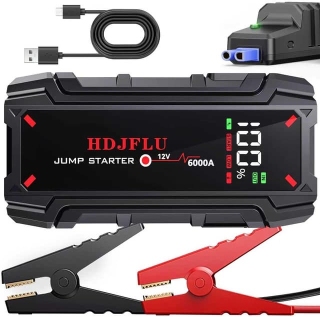 Detalle de UltraSafe 6000A Starthilfe Powerbank für Pkw