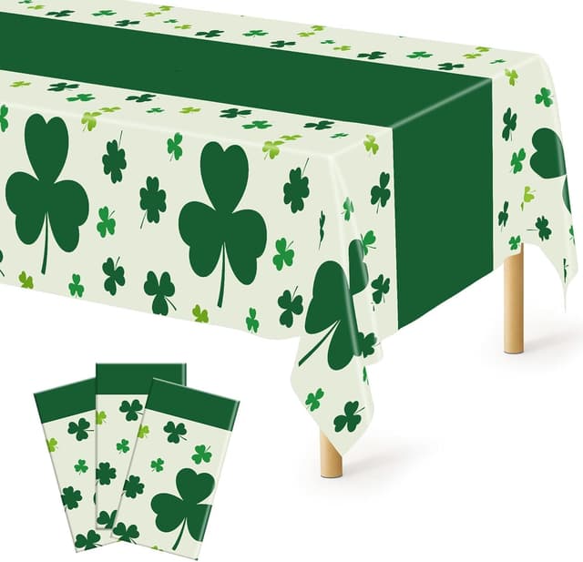 Detalle de QZYL 3 Pack St Patricks Day Tablecloths 54x108