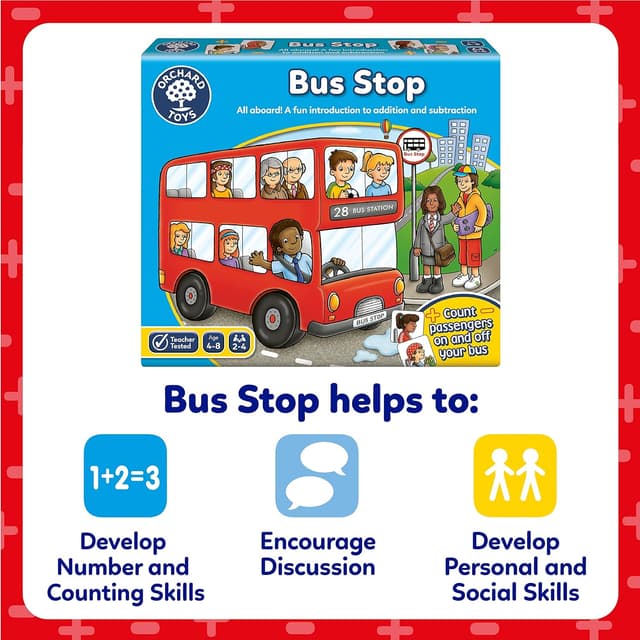 Thumbnail 4 de Orchard Toys Bus Stop Game for ages 4-8