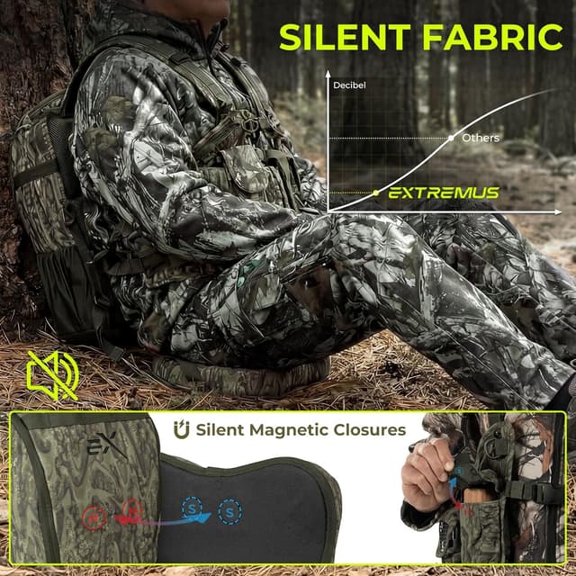 Detalle de Extremus BearHauler Turkey Hunting Vest (Convertible Daypack) by KastKing