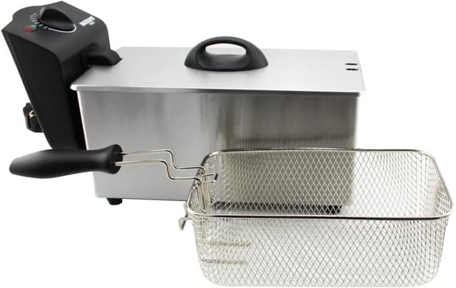 Detalle 2 de Bastilipo Freidora eléctrica 3L 2000W Inox FE-2000-3L🍟