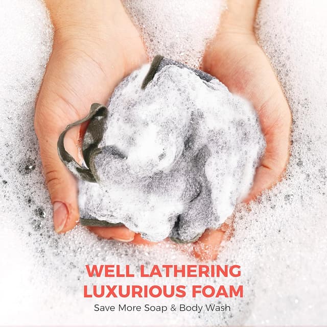 Detalle 2 de ZOMCHI 3PCS serviettes/démaquillantes exfoliantes double face pour visage et corps (fumé)