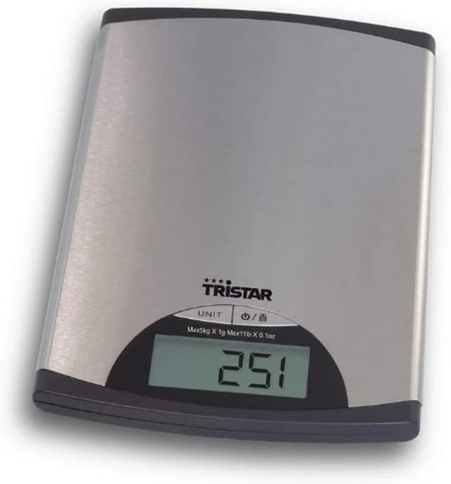 Thumbnail 4 de Tristar KW-2435 - Báscula de cocina digital plateada