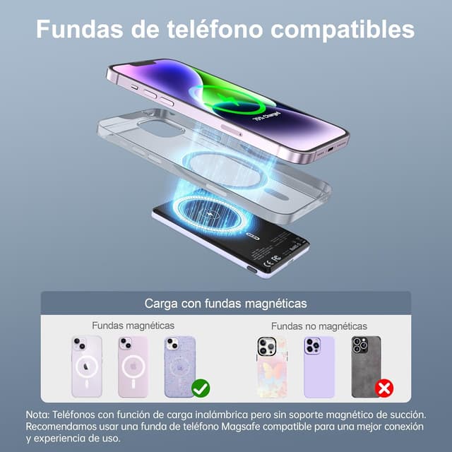 Thumbnail 5 de NOHON Power-Bank Magnética 5000mAh 20W