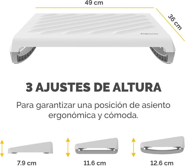 Thumbnail 2 de Fellowes Breyta™ Reposapiés Ergonómico Ajustable para Oficina