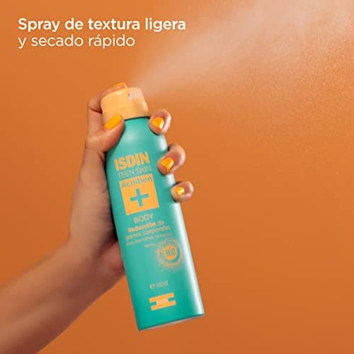 Detalle de ISDIN Spray Corporal Granos Acniben Body (sin fragancia) para exceso de grasa