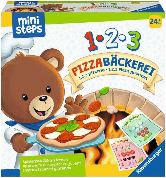 Imagen de Ravensburger Ministeps 4586 1,2,3 Pizzabäckerei 🍕 en OfertitasTOP