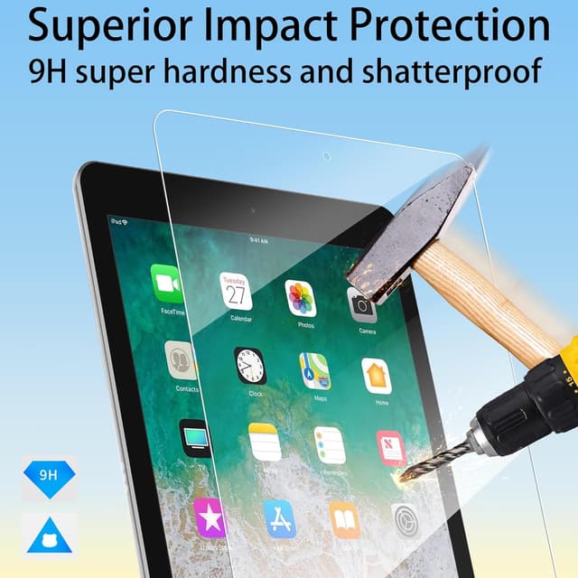 Detalle 2 de 4youquality iPad 9.7-inch Tempered Glass (2-Pack)