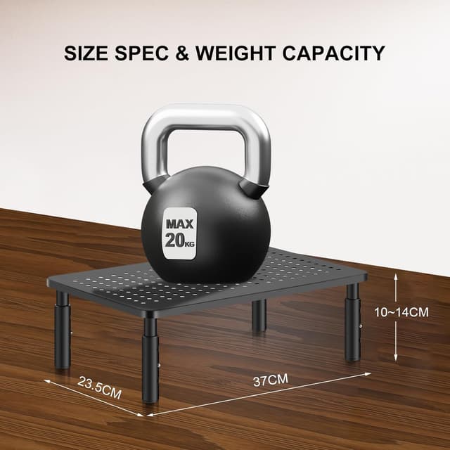 Thumbnail 2 de Bracwiser Monitor Stand Riser 20KG, adjustable screen riser 🖥