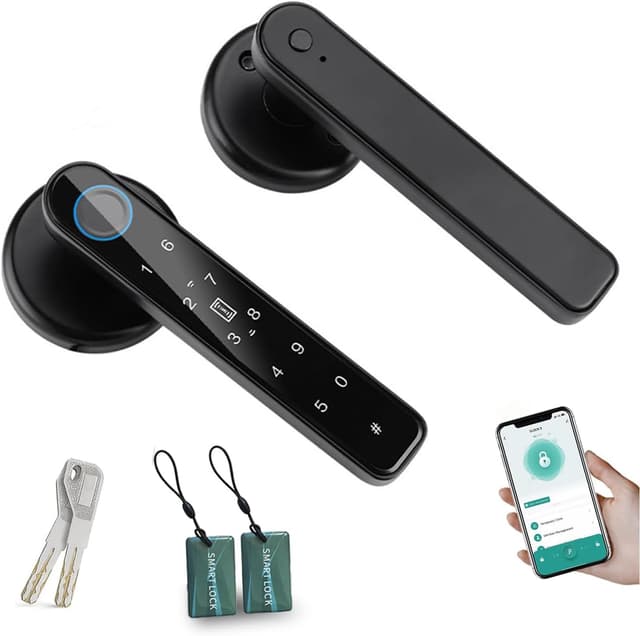 Imagen de TEKXDD Cerradura Inteligente de Huellas 6 en 1 en OfertitasTOP