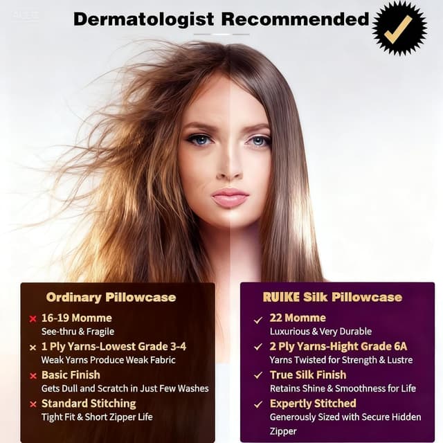 Thumbnail 4 de Federa in seta 22 momme 50x70 cm per capelli e pelle