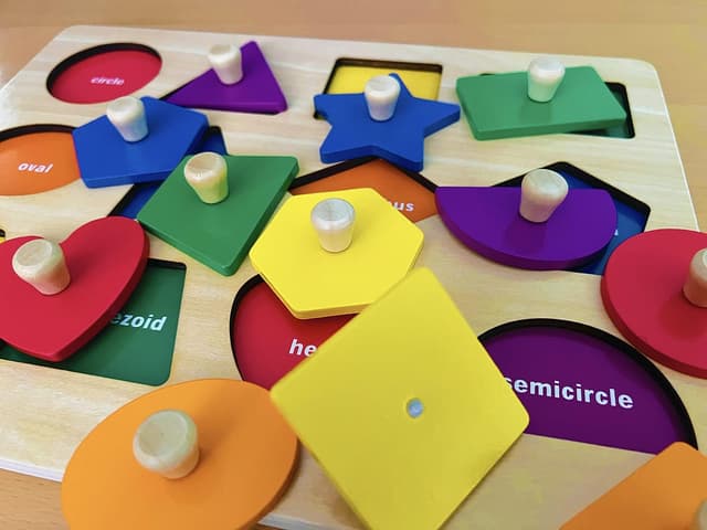 Thumbnail 4 de Dailyfunn Montessori Shape Peg Puzzle for 1-3 🎲