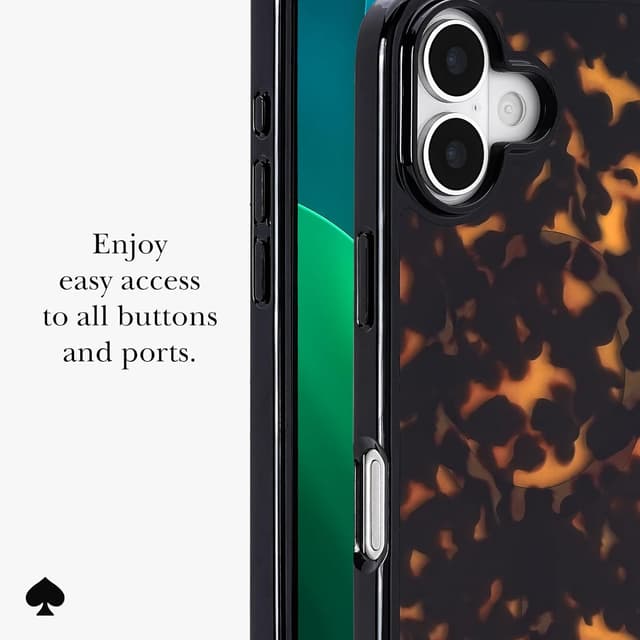 Thumbnail 5 de Kate Spade New York iPhone 17 Tortoise MagSafe case