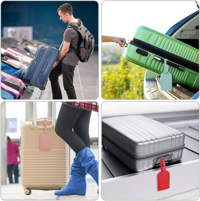 Thumbnail 6 de Flintronic étiquettes en cuir lot de 4