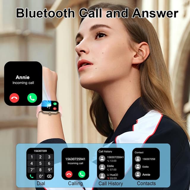 Detalle de Fempoin Smart Watch T31: fitness, SpO2, sleep tracking and menstrual cycle logging