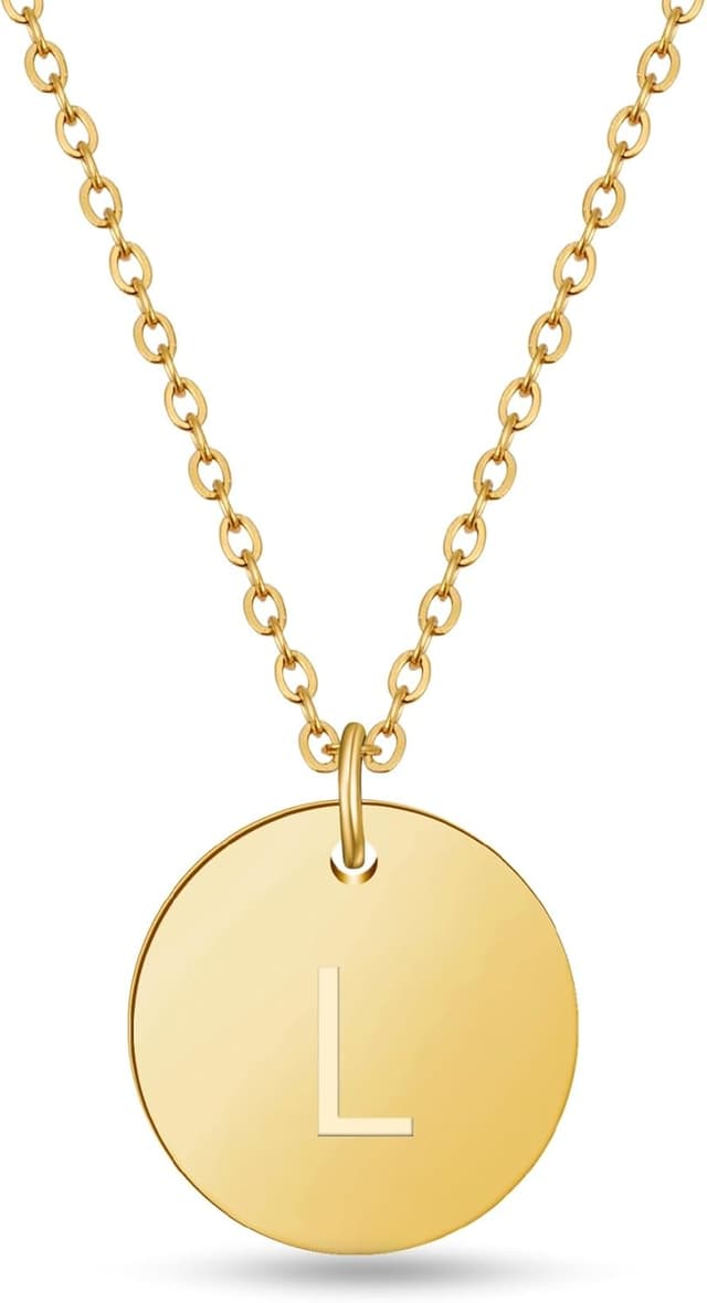 Detalle de GD GOOD.designs EST. 2015 catenina da donna con iniziali in argento, collana con lettere argentate