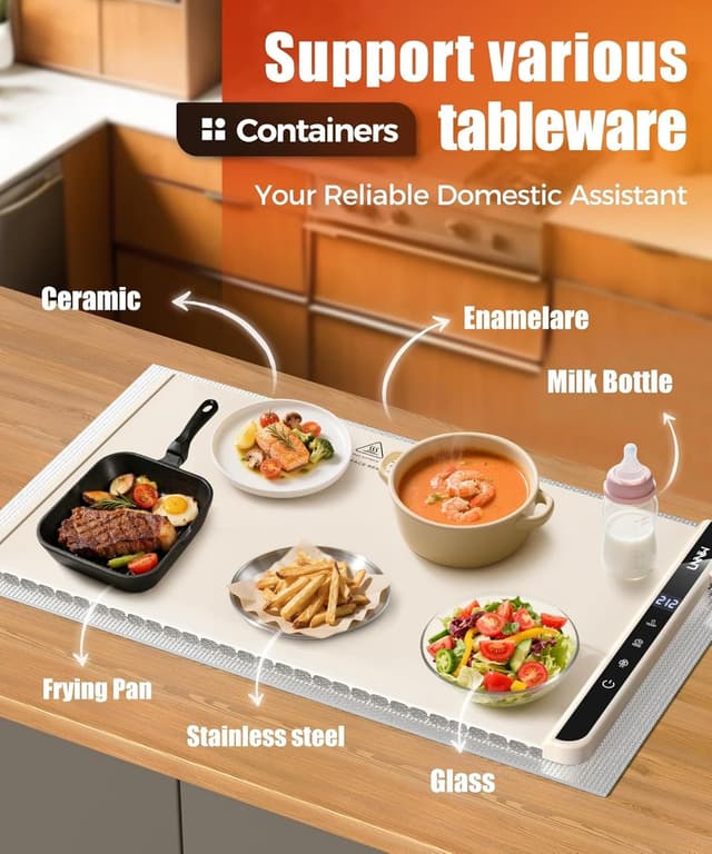 Thumbnail 3 de Food Warming Mat 26x15 Inch 🍽️