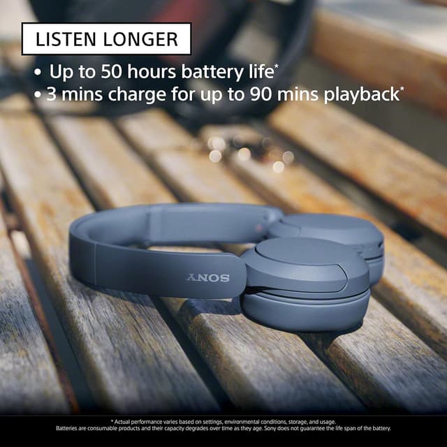 Detalle 2 de Sony WH-CH520 wireless headphones 50h