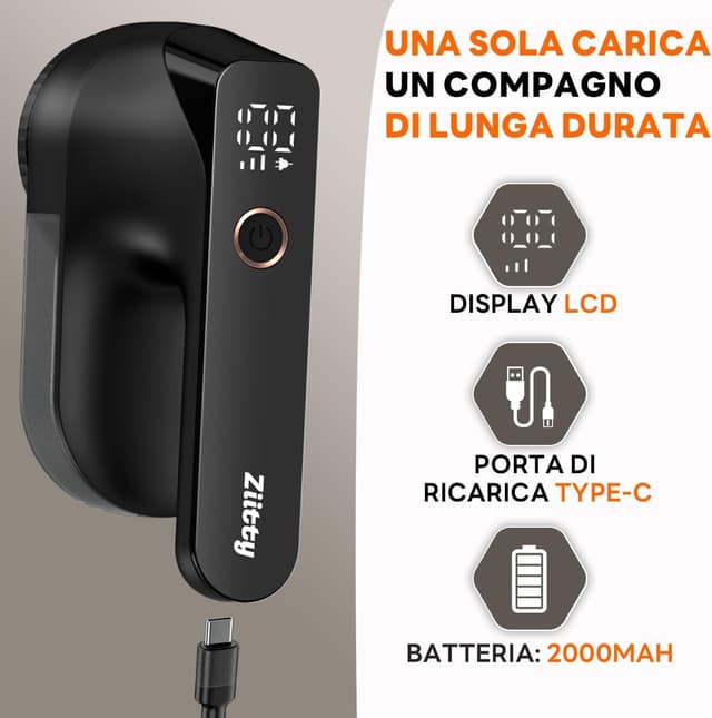 Detalle 2 de Levapelucchi elettrico 3 livelli Ziitty