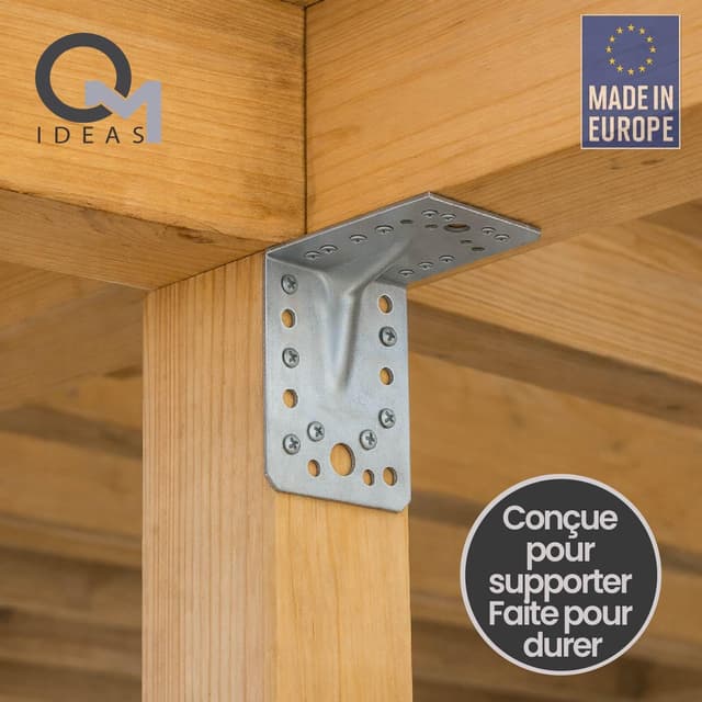 Thumbnail 4 de OMIDEAS Équerre renforcée 90x90x65 mm