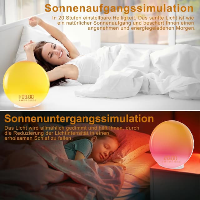 Thumbnail 4 de Cadrim Wake Up Licht Tageslichtwecker 7 Sounds